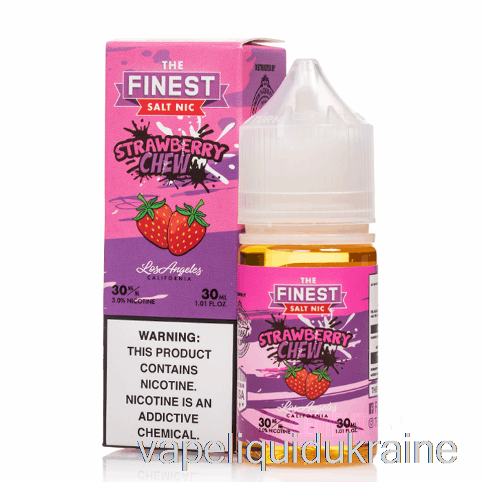 Vape Liquid Ukraine Strawberry Chew - The Finest Candy Edition Salt Nic - 30mL 30mg